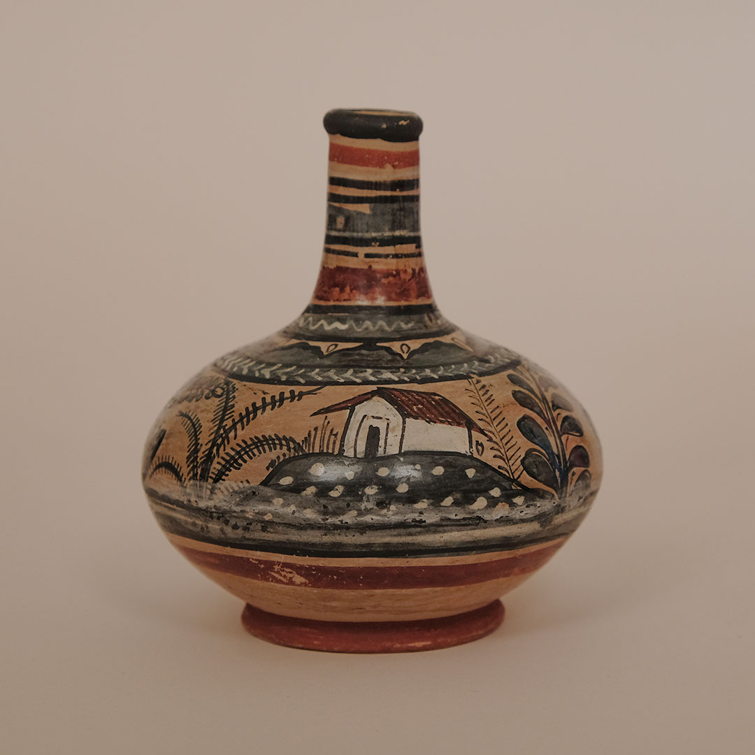 一輪挿し（トナラ焼）- LABRAVA [メキシコ 民芸 フォークアート 雑貨]