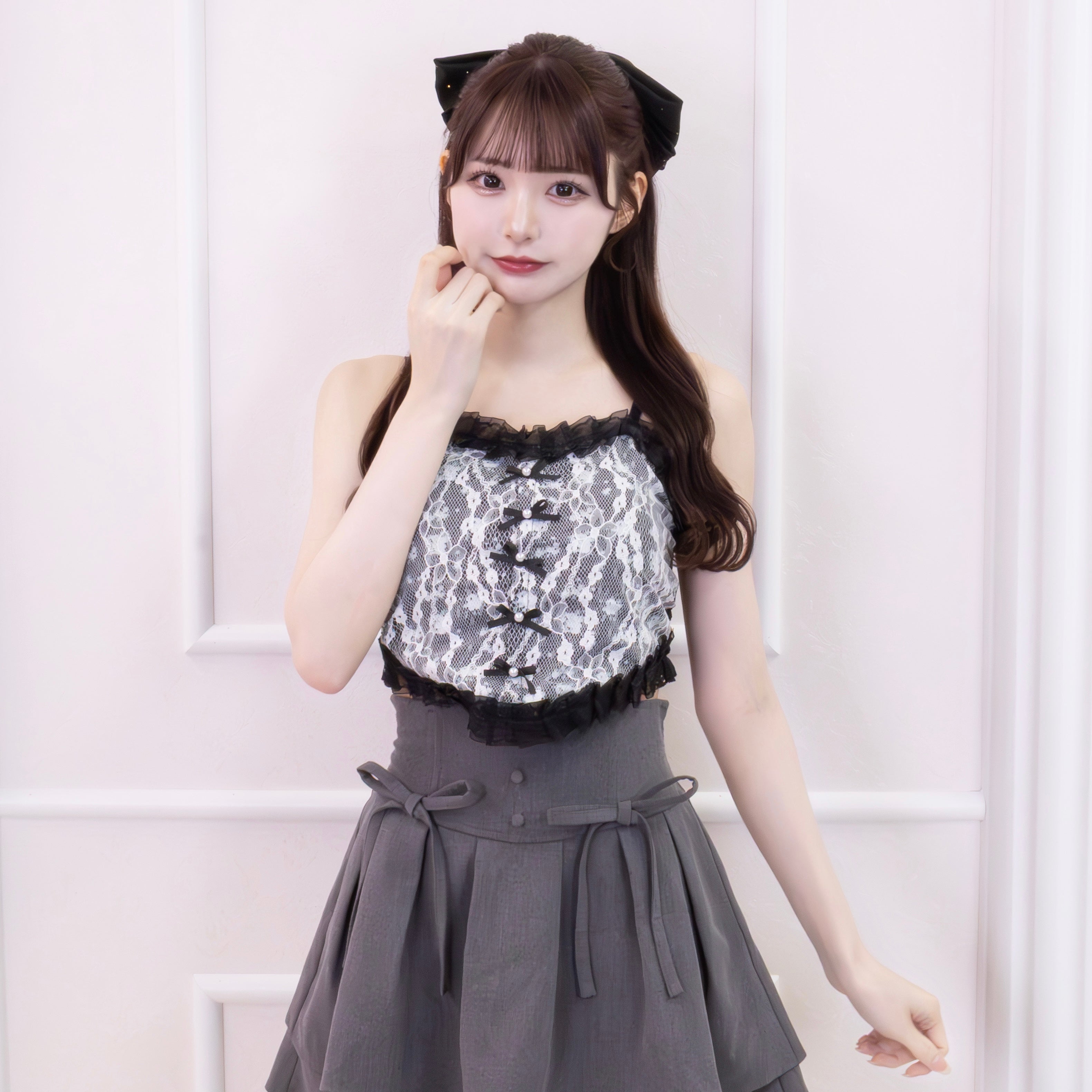 LAFARY》パッド付き花柄キャミソール- LAFARY ONLINE