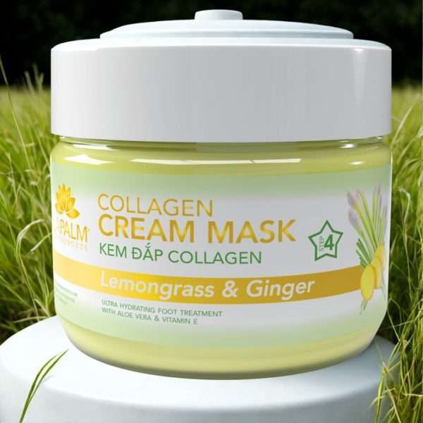 Collagen Cream Mask – Lemongrass & Ginger – La Palm Products