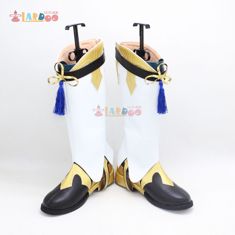 原神 Genshin げんしん 行秋 - ユクアキ コスプレ靴/ブーツ cosplay