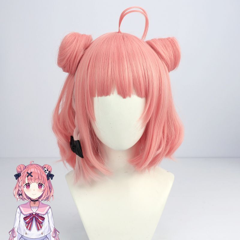 バーチャルYouTuber VTuber 笹木咲 コスプレウィッグ ネット付き