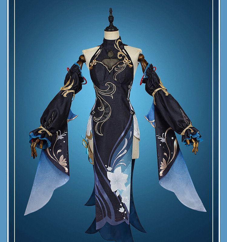 原神 Genshin 璃月 申鶴-「冷花幽露」 新コスチューム 足首飾り付き