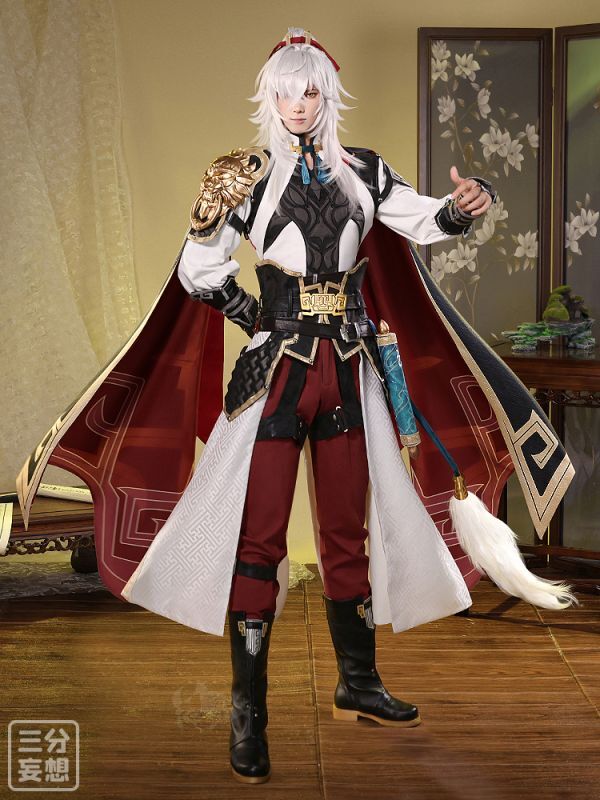 三分妄想】崩壊：スターレイル 景元-ケイゲン コスプレ衣装/ウィッグ