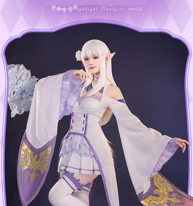 三分妄想1/3Delusion】Re:ゼロから始める異世界生活 エミリア コスプレ