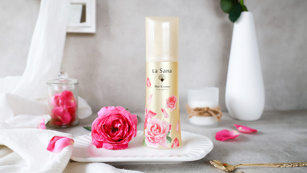 海藻ヘアエッセンス しっとり [アンティーク・ブルガリアンローズの