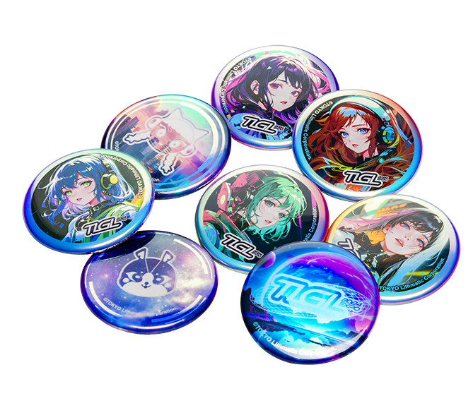 オーロラ缶バッジ | 東京リスマチック｜店舗型総合印刷サービス