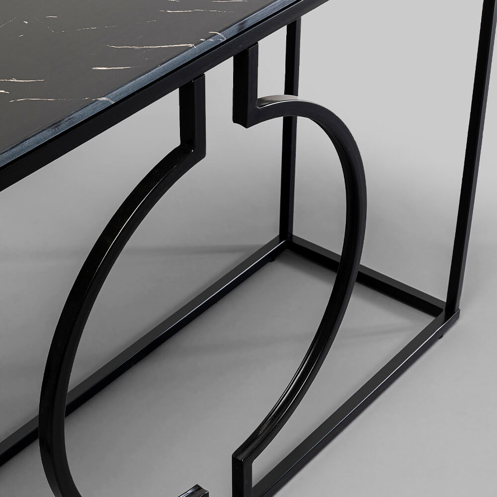 マイアミ ロフト ブラック コンソール - デスク・机・デスクワゴンの