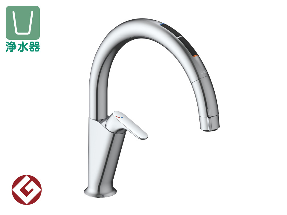 取付工事付 キッチン用タッチレス水栓 ナビッシュ スタンダードタイプ