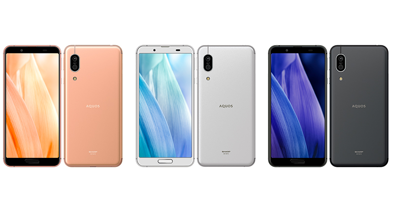 SHARP製「AQUOS sense3 SH-M12」、富士通製「arrows M05」、NEC