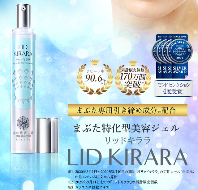 公式】『リッドキララ』まぶたには、まぶたの最終手段