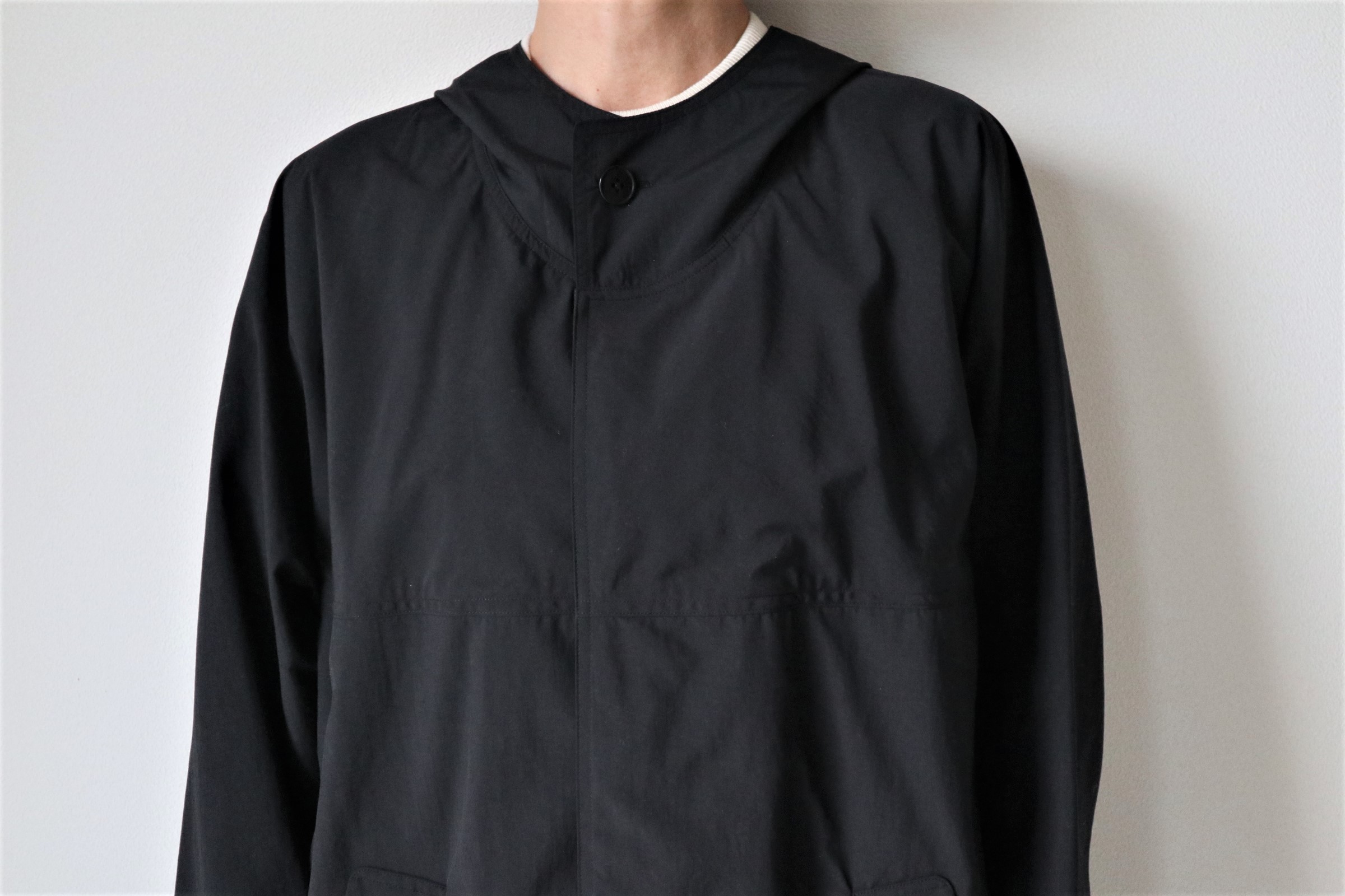 YAECA通販 ヤエカ取扱店 YAECA/NYLONフーデッドレインコート