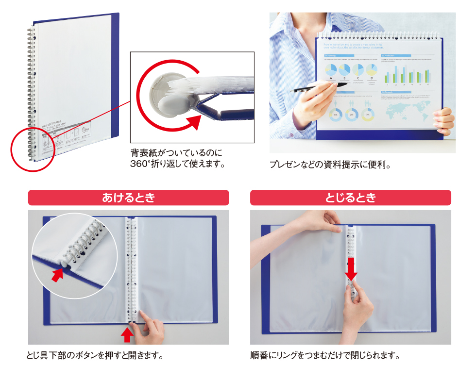 CUBE FIZZ クリヤーブック＜ポケット交換タイプ＞ - 株式会社リヒトラブ