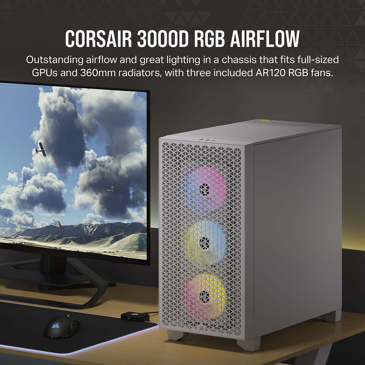 CORSAIR 3000D RGB AIRFLOW | 株式会社リンクスインターナショナル