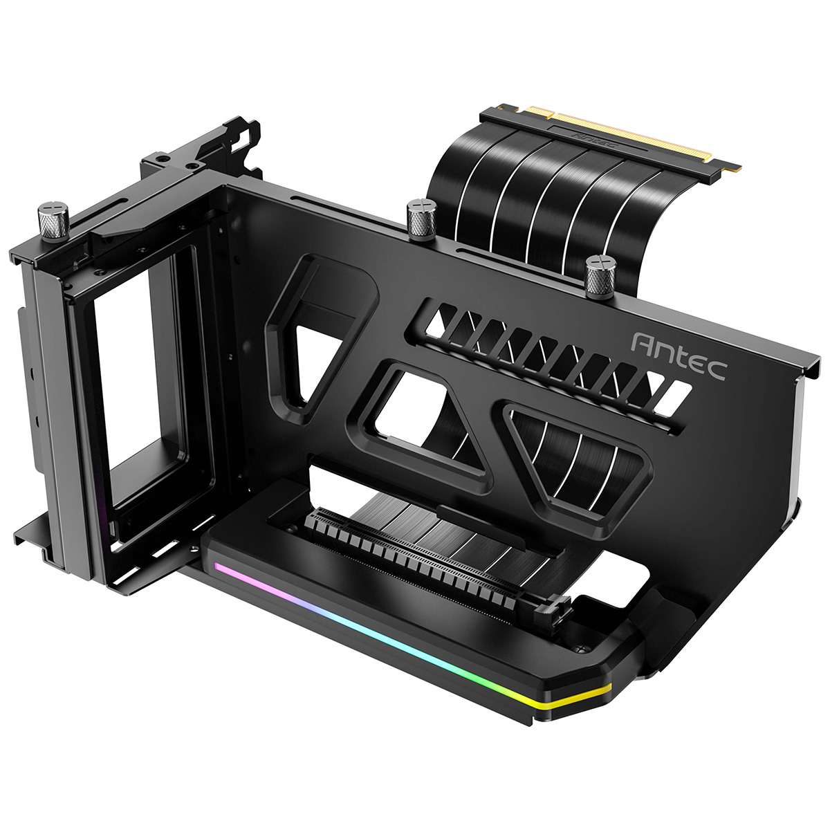 Antec、グラフィックカードの可動式縦置きブラケット＋ライザー