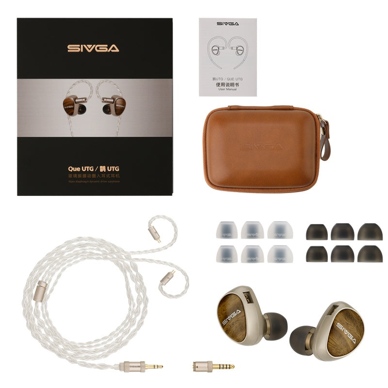 SIVGA Que UTG | Flat Glass Diaphragm Earphone – Linsoul Audio