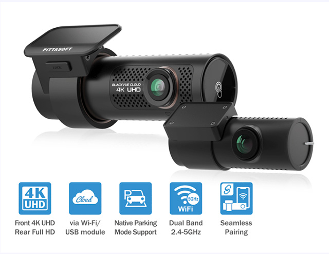 Lisway：4Kクラウド対応2カメラWiFi日本語DR970X-2CH ネットワーク