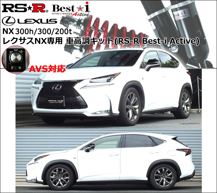 レクサスNX300h/300/200t専用 車高調キット(RS-R Best-i Active)の