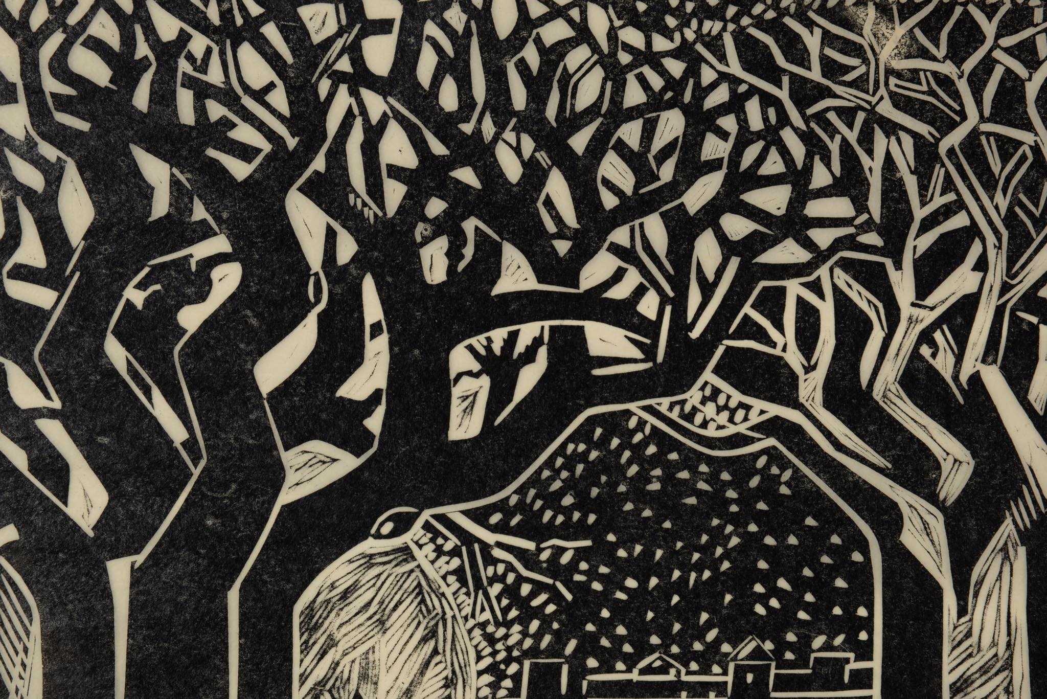 Axel Salto Woodcut work 1934 as04 ｜Luca Scandinavia | 北欧