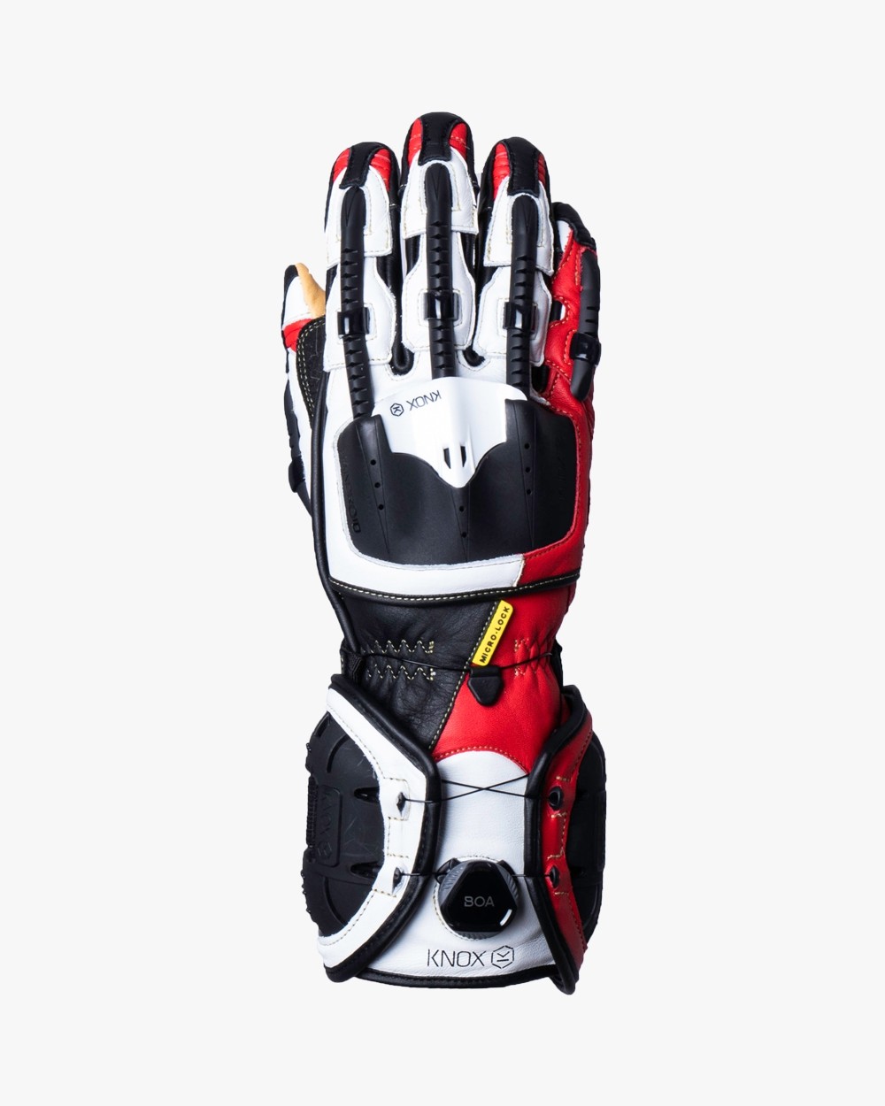 KNOX HANDROID MK4 rukavice červené Veľkosť XL