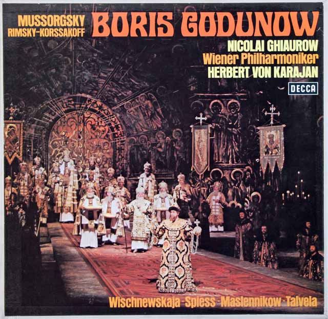 LP レコード カラヤンのムソルグスキー/「ボリス・ゴドゥノフ」 独
