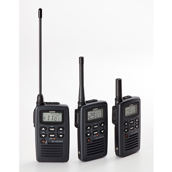 DJ-CH202M ミドルアンテナタイプ アルインコ 特定小電力トランシーバー