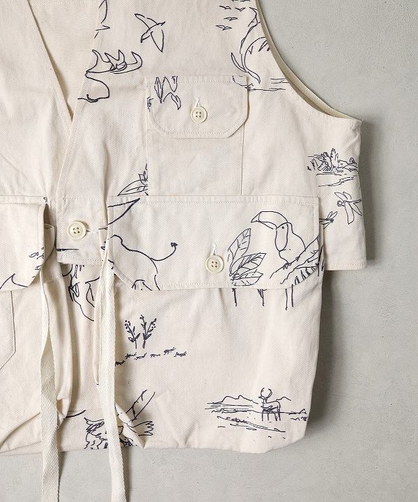 Engineered Garments/エンジニアド ガーメンツ Fowl vest - Animal
