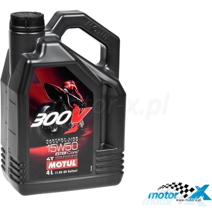 MOTUL 300V Factory Line synthetic engine oil 15W50 4L - Motor-X
