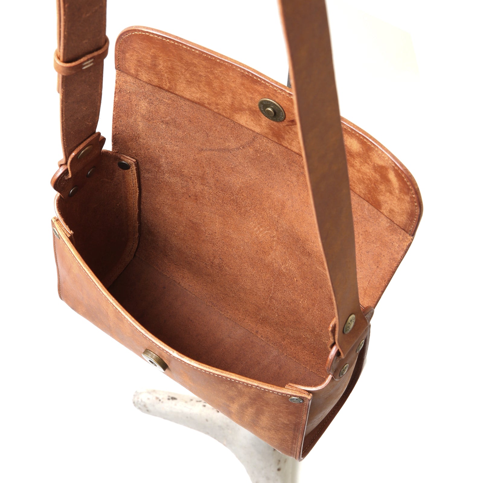 BAG71 ≪BLACK≫ ITALIAN COW LEATHER FLAP MINI SHOULDER フラップ