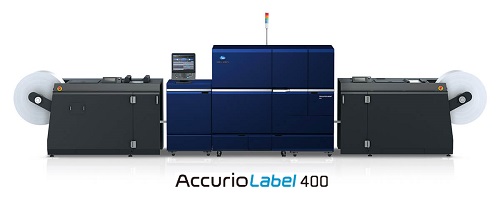 コニカミノルタ AccurioLabel400 お披露目 フルデジタルラベル製造特別