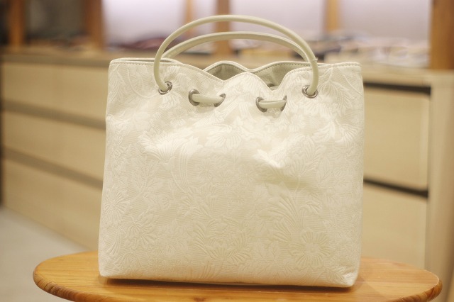 手提げバッグ 帯地×レザー 和装バッグ 福岡市南区の呉服店で着物・男