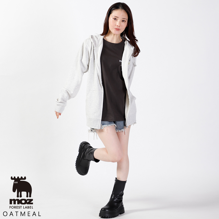 北香那×moz FOREST LABEL コラボZIPパーカー