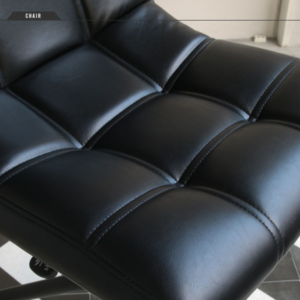 Synthetic leather chair 回転昇降チェア 椅子 ダイニングチェア 学習