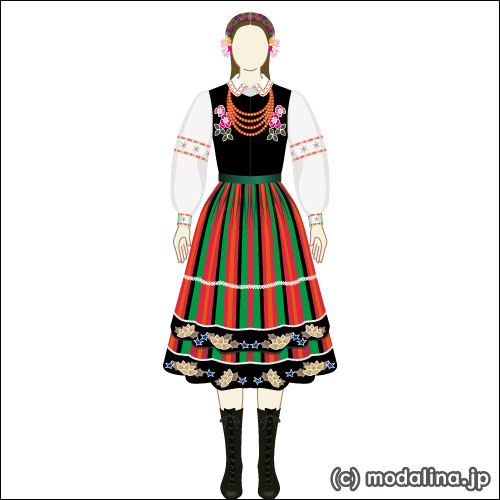 ウォヴィチの民族衣装（マゾフシェ地方の民族衣装）とは。意味や特徴を
