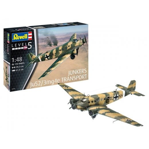 Revell 03918 JUNKERS Ju52/3mg4e TRANSPORT - grootste