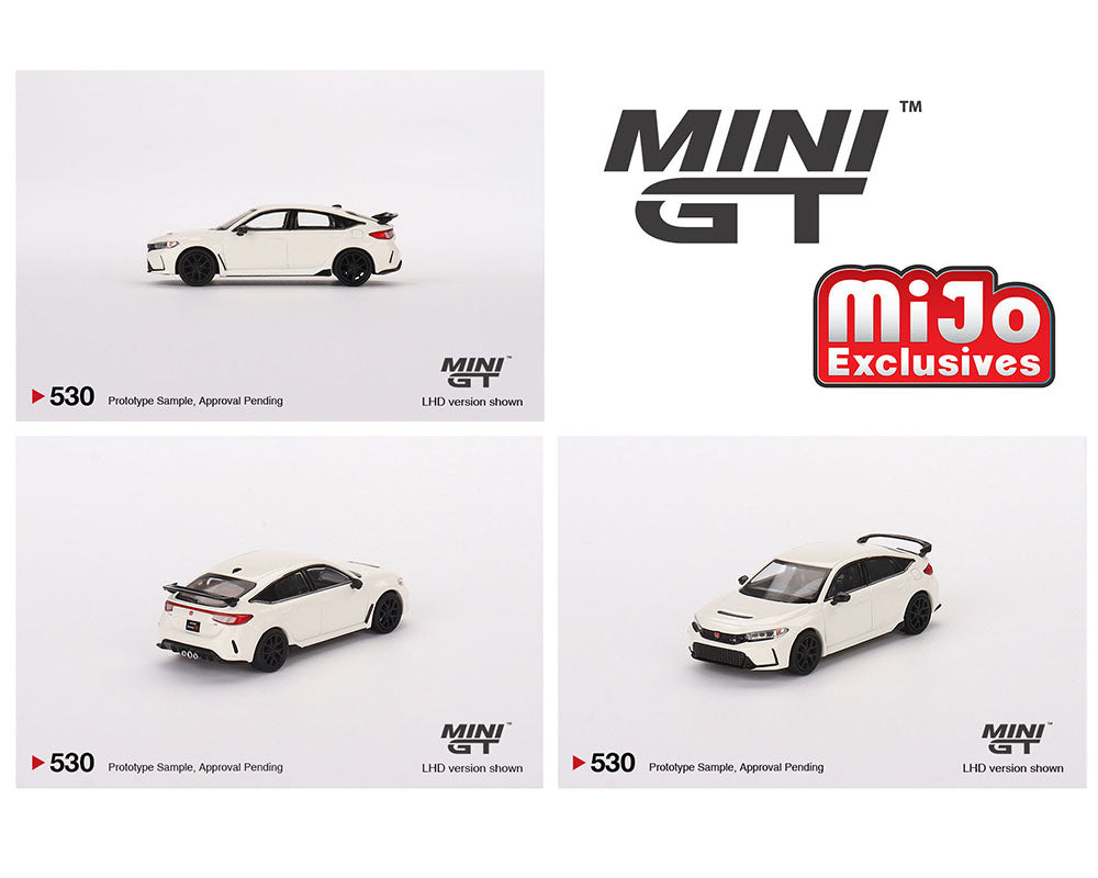 MINIGT 1:64 Honda Civic Type-R (FL5) in Championship White – Model