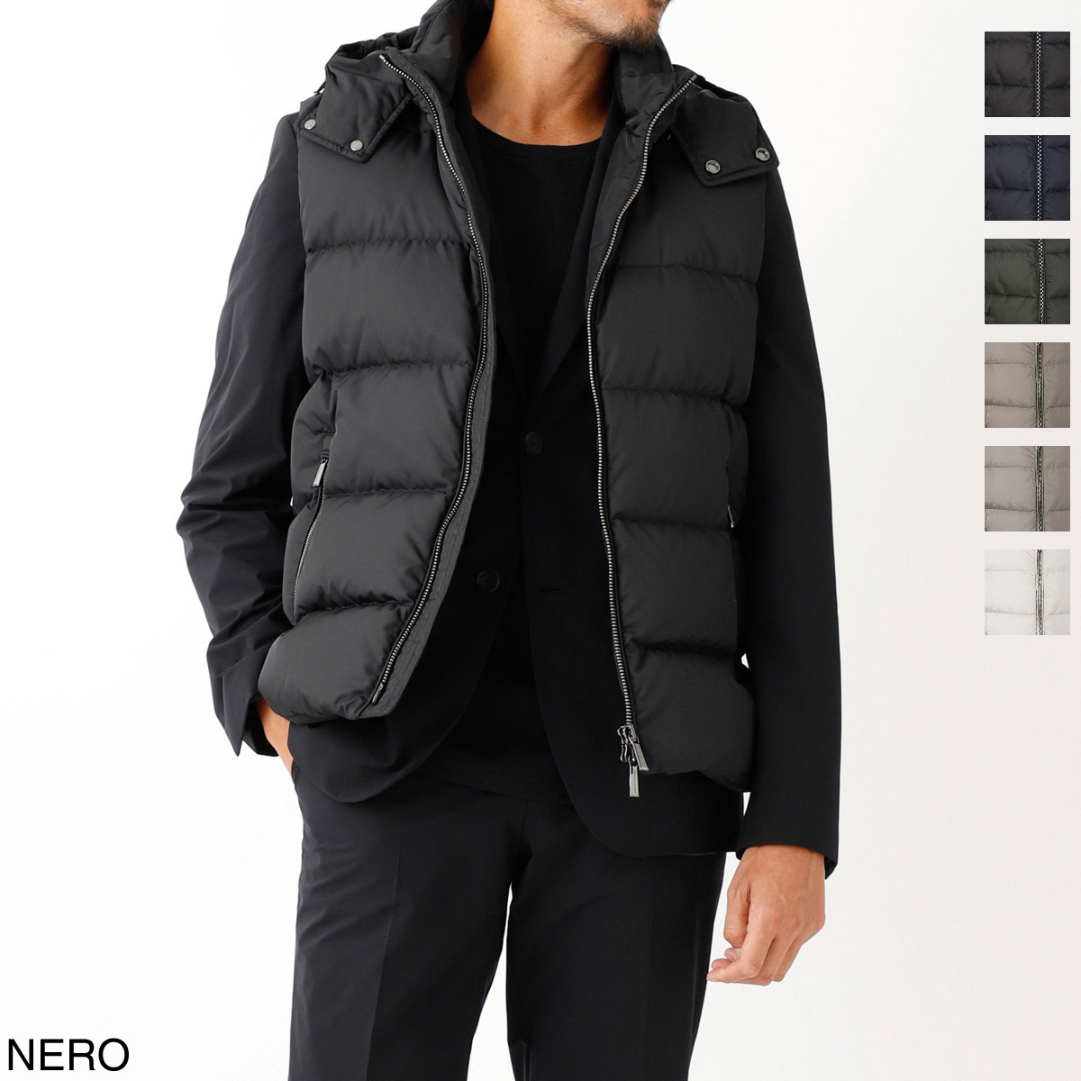 ムーレー MOORER ダウンベスト 44サイズ FIRE-WK(44 BLU): モダン