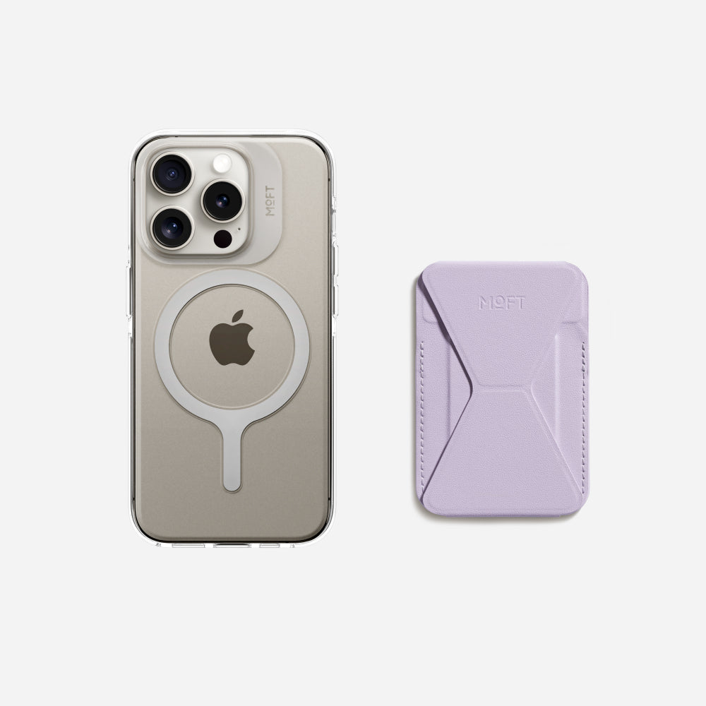 iPhone 15シリーズ MagSafe対応クリアケース&スタンドセット – MOFT Japan