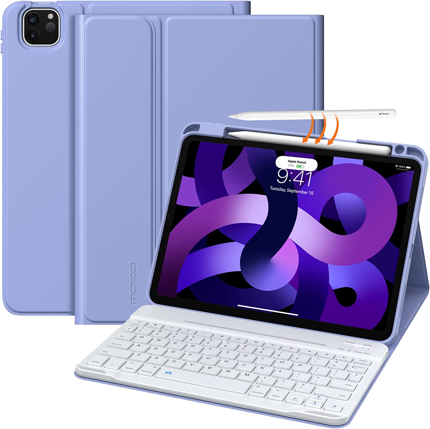 MoKo Keyboard Case for iPad Air 5th/4th Generation 2022/2020, 10.9
