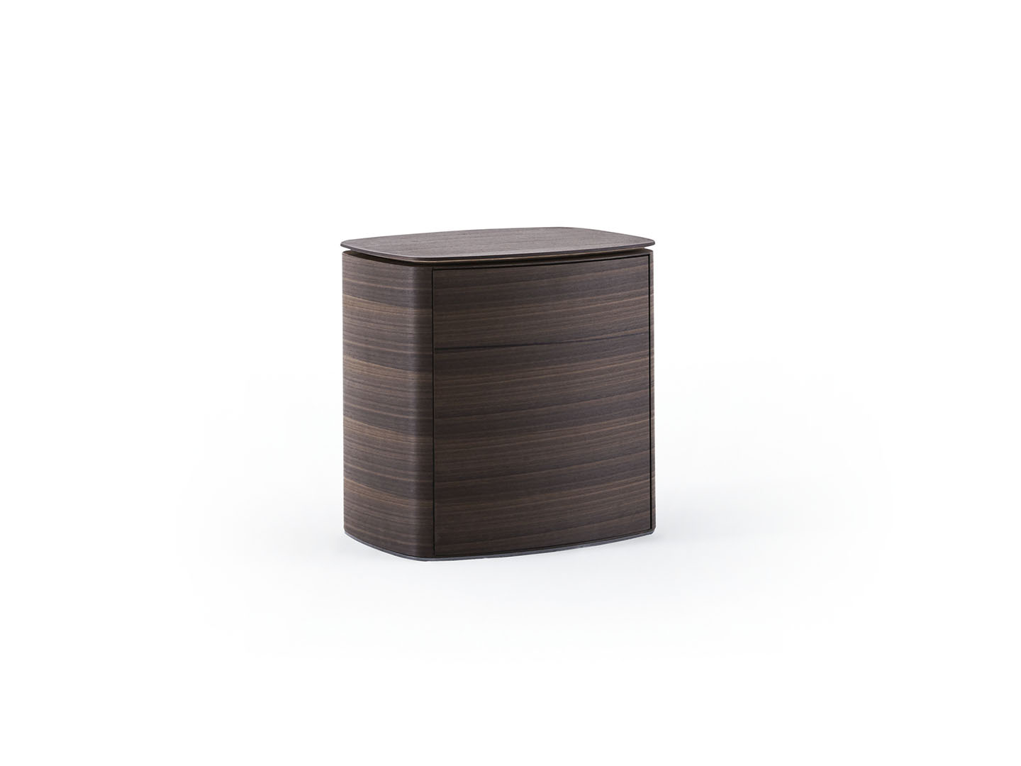 Semi-round modern wood bedside tables - 4040 - Molteni&C