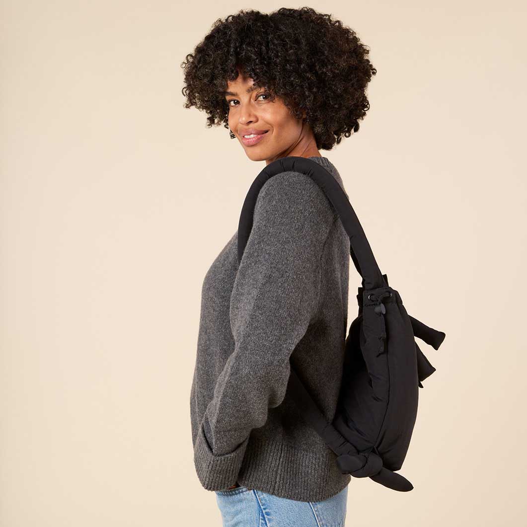 Olend Ona ソフト コンバーティブル バッグ ブラック(ブラック