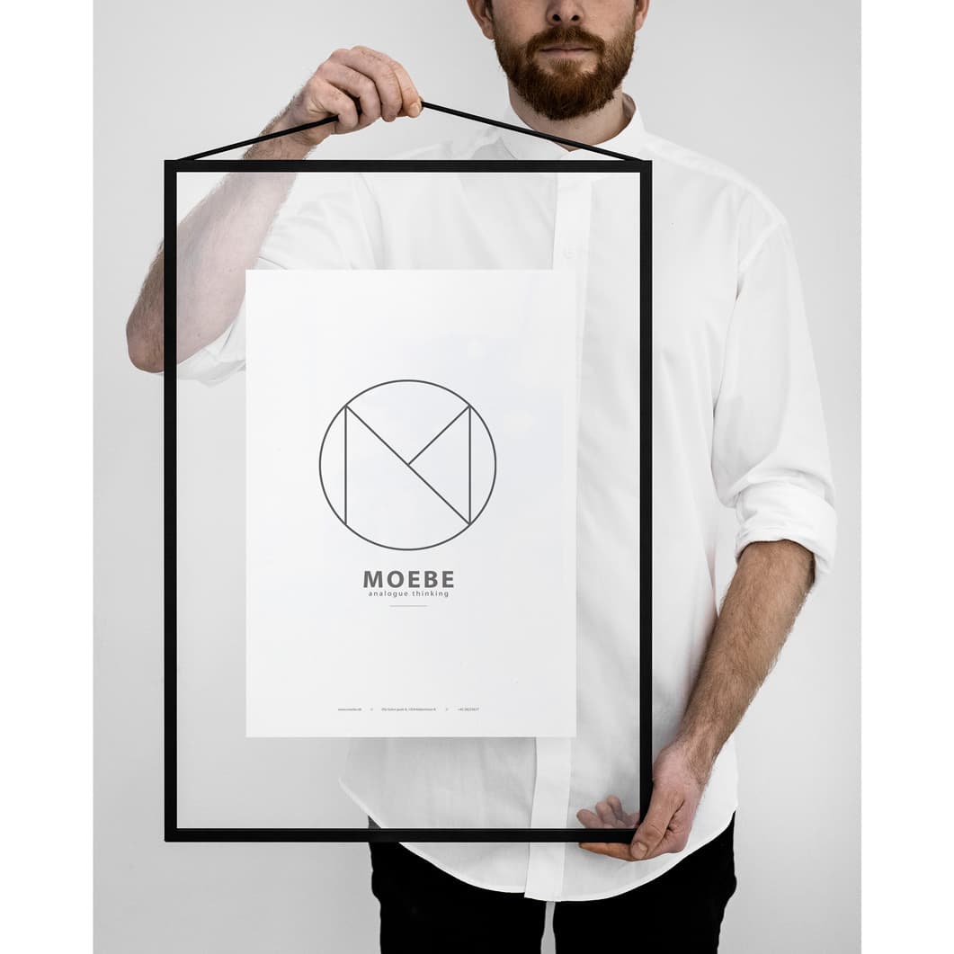 Moebe フレーム A2 ブラック(A2 ブラック)：ポスター & アーティスト