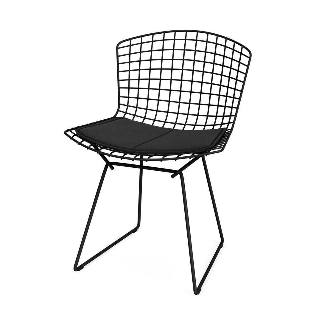 Knoll ベルトイア コレクション サイドチェア ブラックxブラック