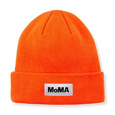 MoMA BEANIE ネオンオレンジ(ネオンオレンジ)：ファッション