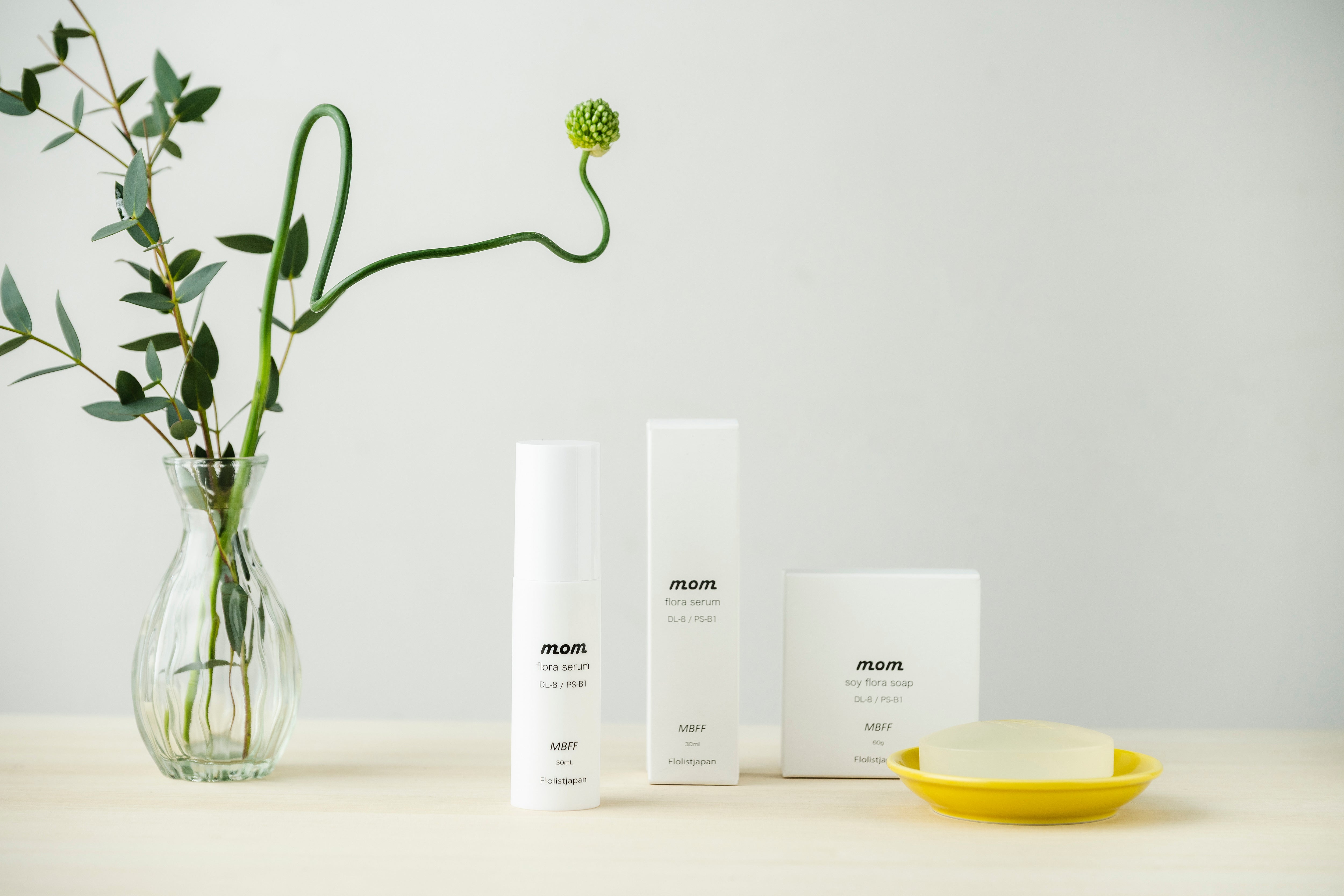 ソイフローラ ソープ & マムフローラ セラム セット – MOMFLORA ONLINESHOP