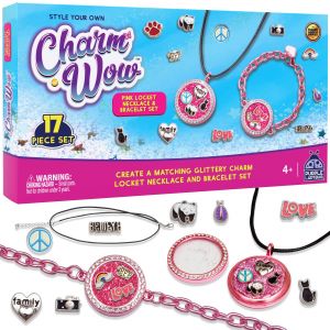 MCA Store - CharmWow: Style Your Own Pink Locket Necklace