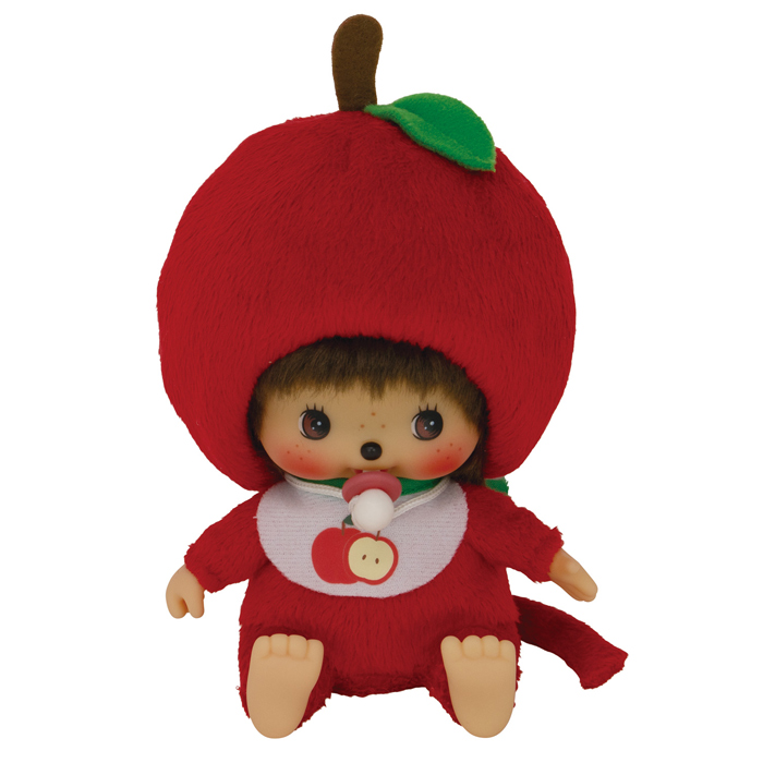 りんごのべびちっちさん Sサイズ お座り | モンチッチホームページへ