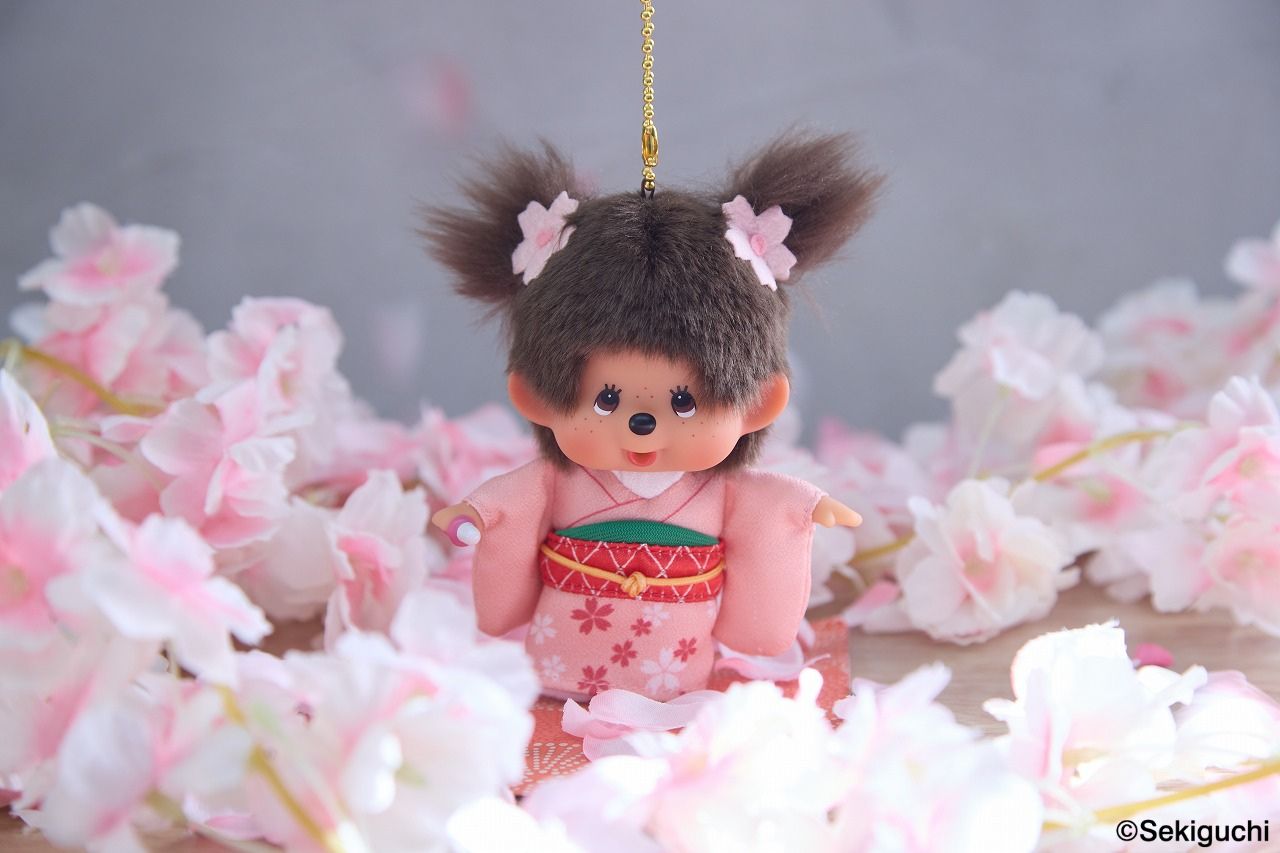 さくら着物モンチッチ キーチェーン | モンチッチホームページへようこそ！