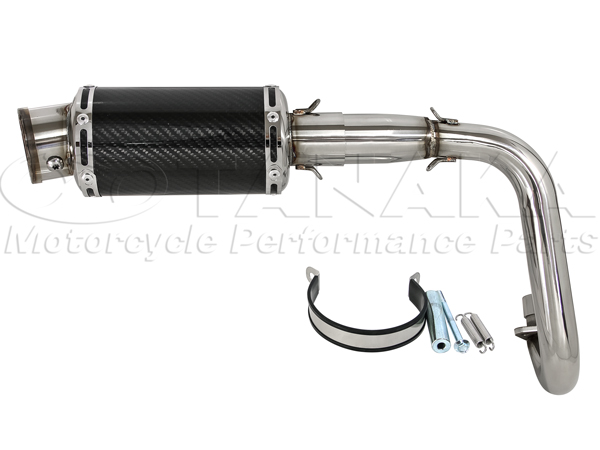 1628wモンキー用 アップショート カーボンマフラー｜ モンキーパーツは