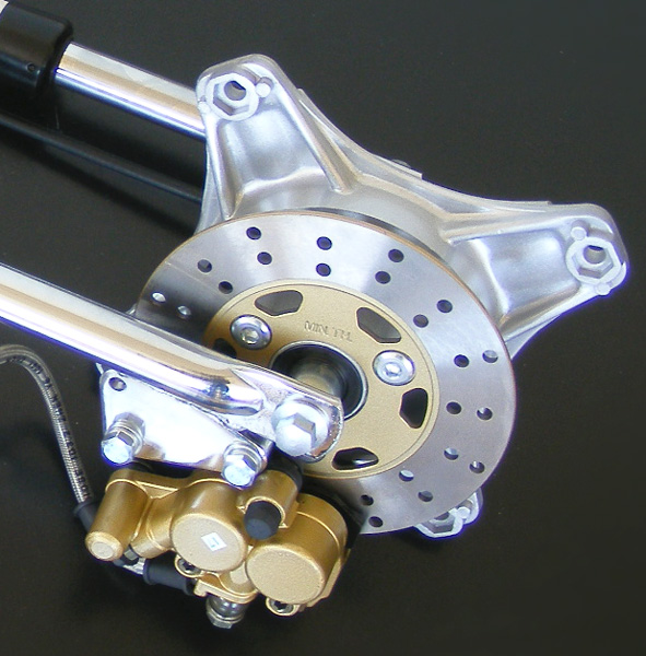 116wダックス シャリー用 ノーマルルックフロントフォーク ディスク