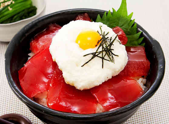 まぐろの山かけ丼 | おすすめレシピ | モランボン